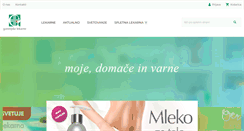 Desktop Screenshot of lekarnagorenjske.si